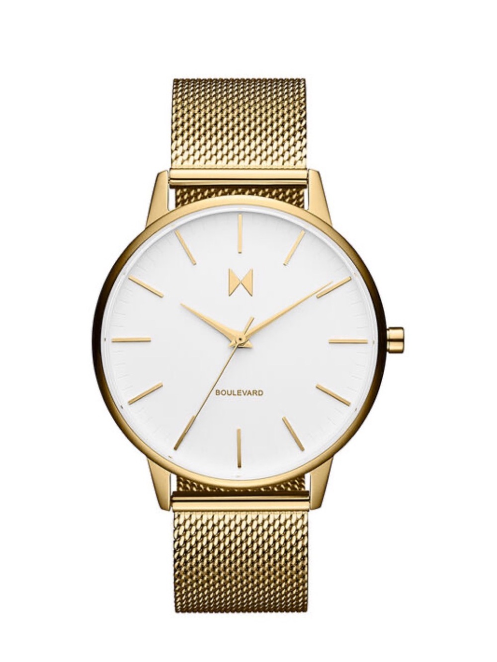 MVMT Women’s Boulevard Watch | Gold Mesh Chain + 38mm Face